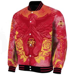 custom iowa state cyclones praying hands red jacket best selling