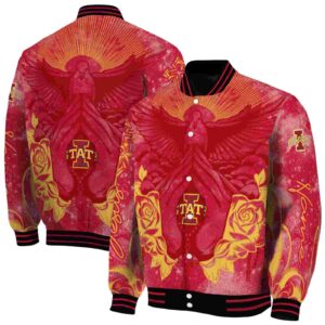 custom iowa state cyclones praying hands red jacket fashion forward