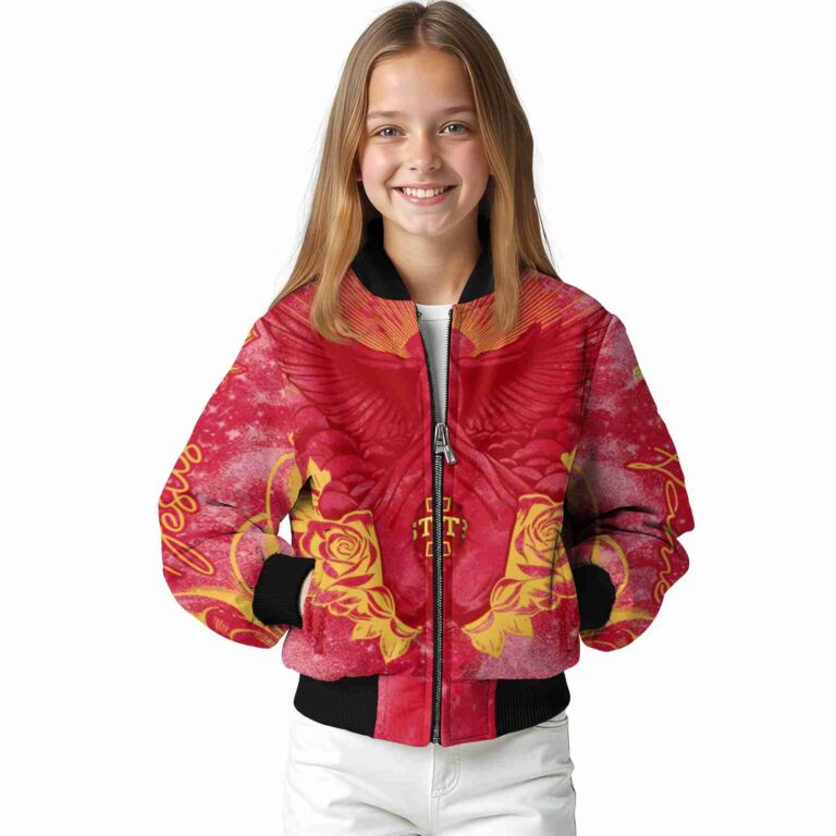 custom iowa state cyclones praying hands red jacket top rated