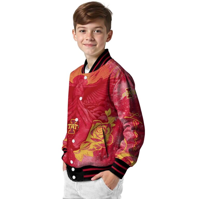 custom iowa state cyclones praying hands red jacket trendy