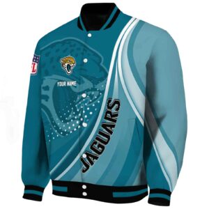 custom jacksonville jaguars wave patterns teal jacket best selling