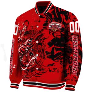 custom jacksonville state gamecocks fishing art red jacket best selling