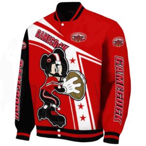 custom jacksonville state gamecocks mickey football red white jacket best selling