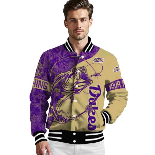 custom james madison dukes fishing rod gold jacket high quality