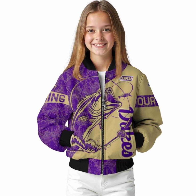 custom james madison dukes fishing rod gold jacket top rated