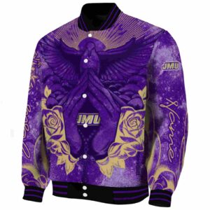 custom james madison dukes praying hands purple jacket best selling