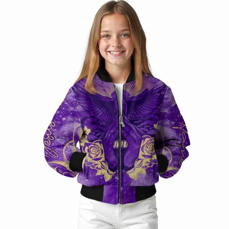 custom james madison dukes praying hands purple jacket top rated