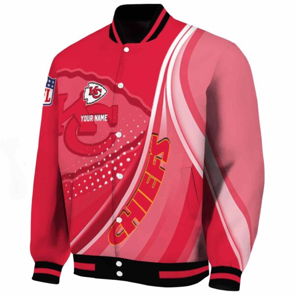 custom kansas city chiefs wave patterns red jacket best selling