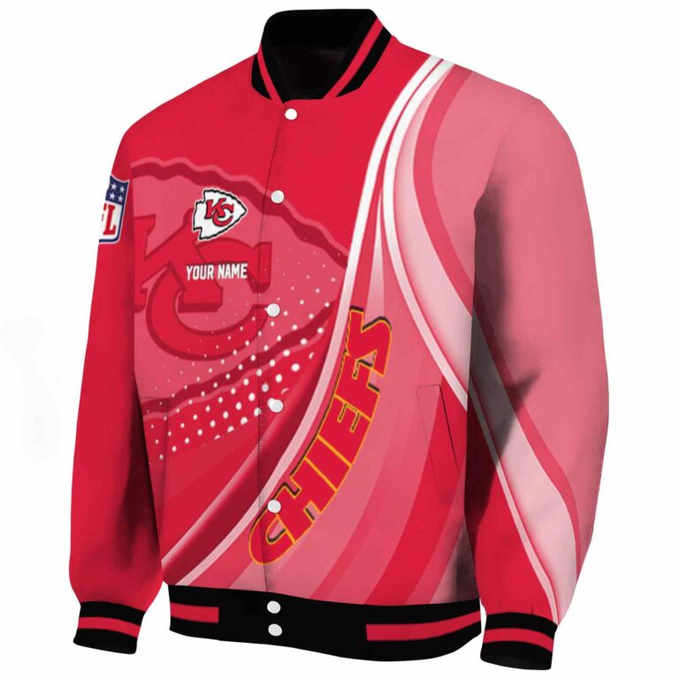 custom kansas city chiefs wave patterns red jacket best selling