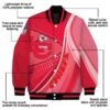 custom kansas city chiefs wave patterns red jacket new arrival