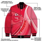 custom kansas city chiefs wave patterns red jacket best selling