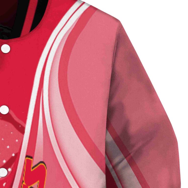 custom kansas city chiefs wave patterns red jacket premium grade