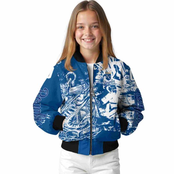 custom kansas city royals fishing art royal blue jacket top rated