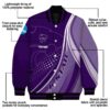 custom kansas state wildcats wave patterns purple jacket new arrival