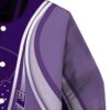 custom kansas state wildcats wave patterns purple jacket premium grade