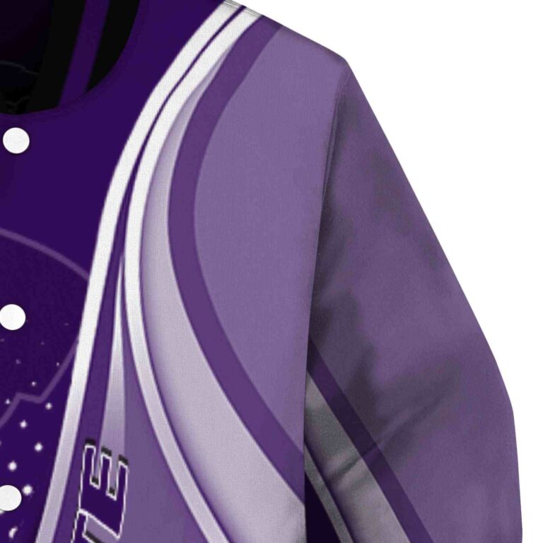custom kansas state wildcats wave patterns purple jacket premium grade