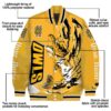 custom kennesaw state owls fishing passion gold white jacket new arrival