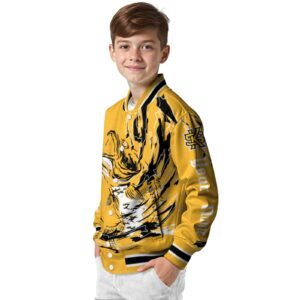 custom kennesaw state owls fishing passion gold white jacket trendy