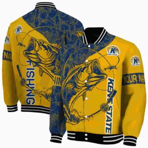 custom kent state golden flashes fishing rod gold jacket fashion forward