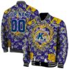 custom kent state golden flashes heart explosion navy blue jacket fashion forward