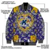 custom kent state golden flashes heart explosion navy blue jacket new arrival