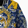 custom kent state golden flashes heart explosion navy blue jacket premium grade