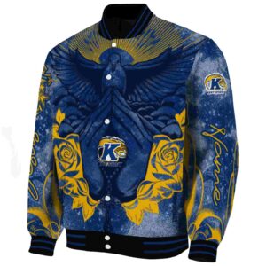 custom kent state golden flashes praying hands navy blue jacket best selling