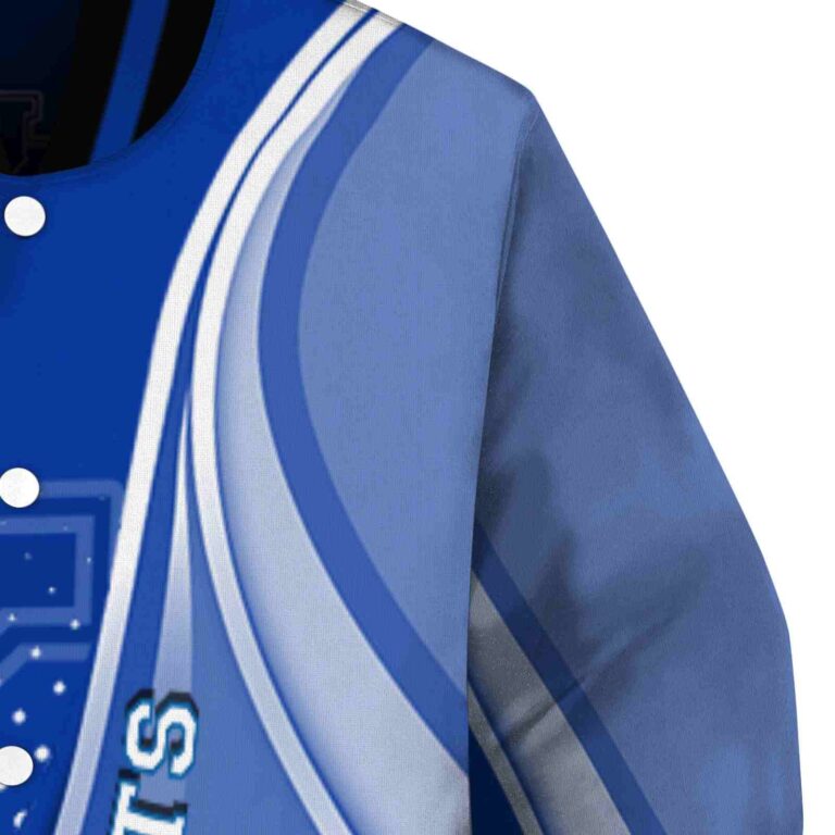 custom kentucky wildcats wave patterns blue jacket premium grade
