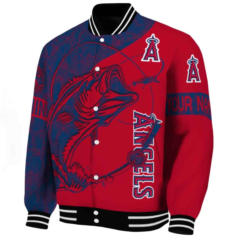 custom los angeles angels fishing rod red jacket best selling