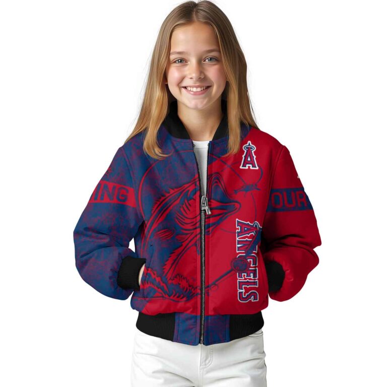 custom los angeles angels fishing rod red jacket top rated
