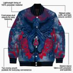 custom los angeles angels praying hands blue jacket best selling
