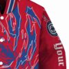 custom los angeles clippers fishing passion red white jacket premium grade