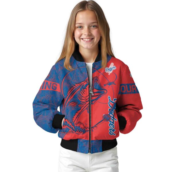 custom los angeles dodgers fishing rod red jacket top rated