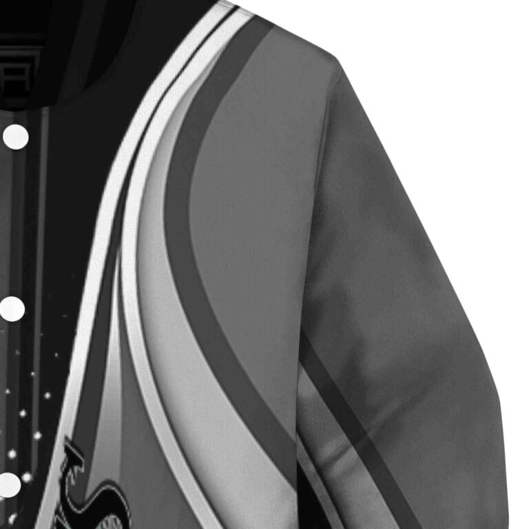 custom los angeles kings wave patterns black jacket premium grade