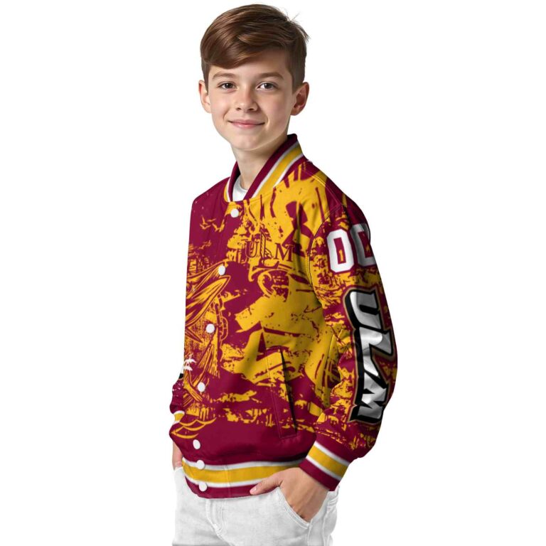 custom louisiana monroe warhawks fishing art red jacket trendy