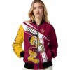custom louisiana monroe warhawks mickey football red white jacket latest model