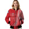custom louisiana ragin cajuns wave patterns red jacket latest model