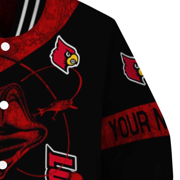 custom louisville cardinals fishing rod black jacket premium grade