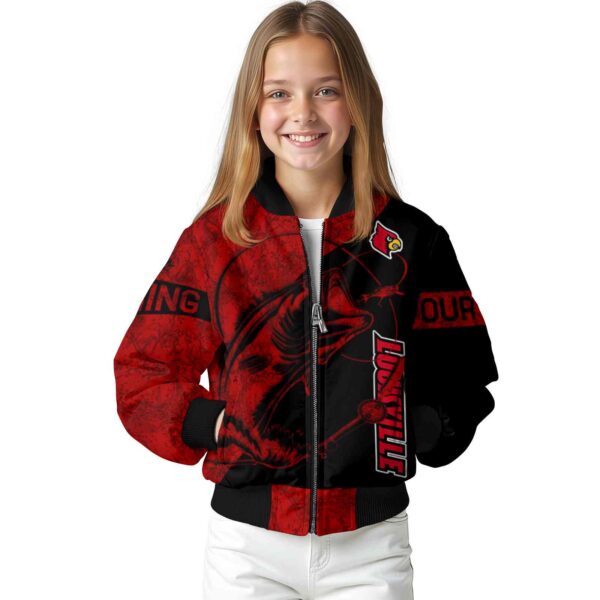 custom louisville cardinals fishing rod black jacket top rated