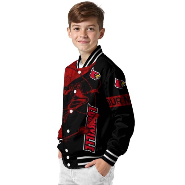 custom louisville cardinals fishing rod black jacket trendy