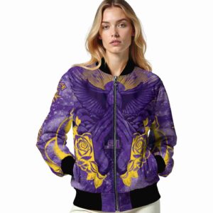 custom lsu tigers praying hands purple jacket latest model
