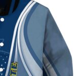 custom marquette golden eagles wave patterns blue jacket best selling