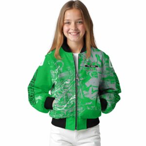 custom marshall thundering herd fishing art green jacket top rated