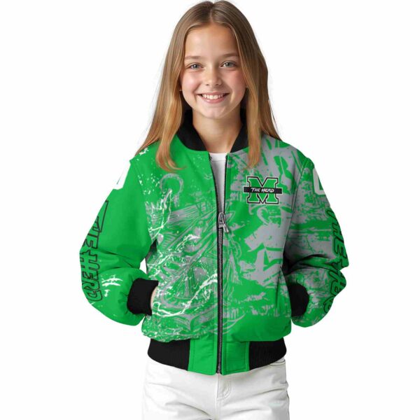 custom marshall thundering herd fishing art green jacket top rated
