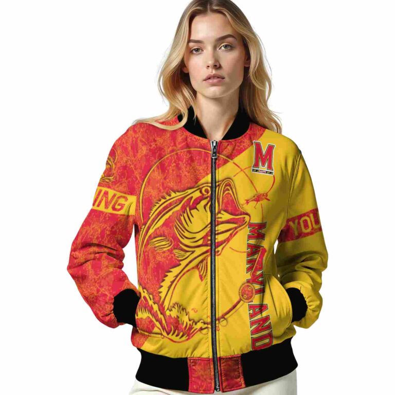 custom maryland terrapins fishing rod gold jacket latest model