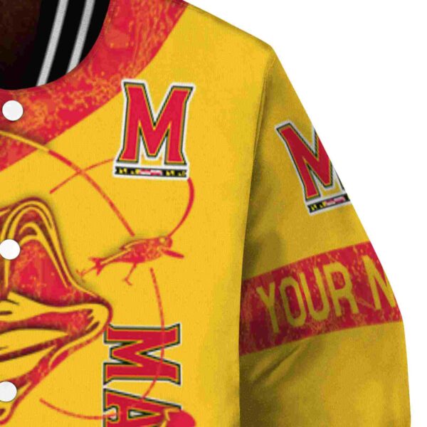 custom maryland terrapins fishing rod gold jacket premium grade