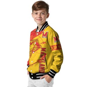 custom maryland terrapins fishing rod gold jacket trendy