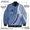 custom memphis grizzlies wave patterns blue jacket new arrival