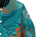 custom miami dolphins praying hands aqua jacket best selling
