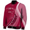custom miami heat wave patterns red jacket best selling